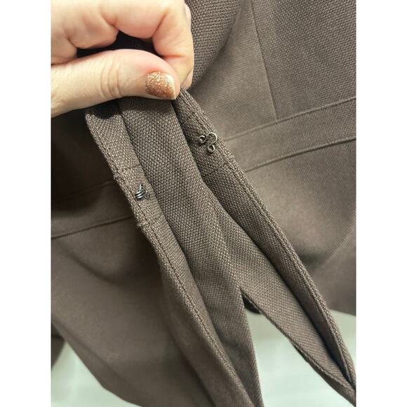 NWT Lane Bryant Hook Eye Tailored Brown Business Career Blazer $99 MSRP size 22 - Picture 6 of 10
